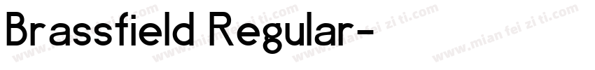 Brassfield Regular字体转换